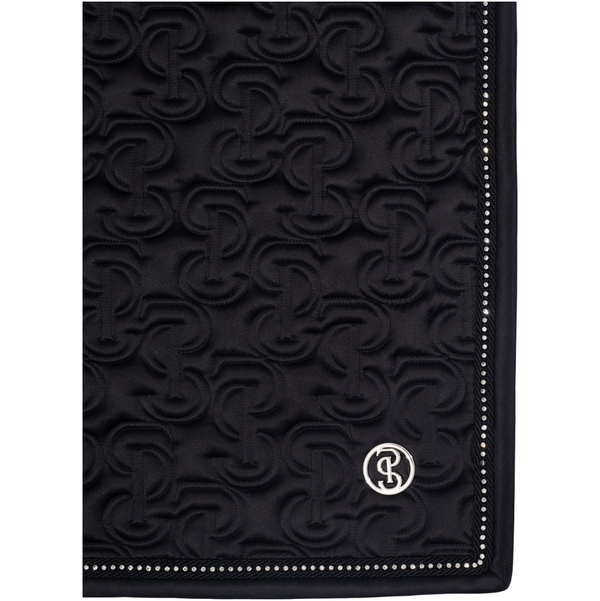 2025 PS of Sweden Crystal Satin Dressage Saddle Pad 1110-117-990 - Black